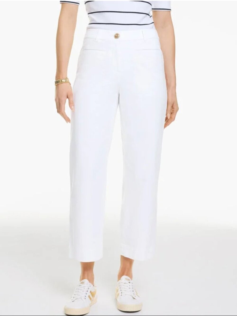 Talbots White Chinos